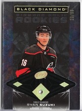 2025-26 Black Diamond Relic Rookies Ryan Suzuki #BDR-RS Hurricanes SN# /99
