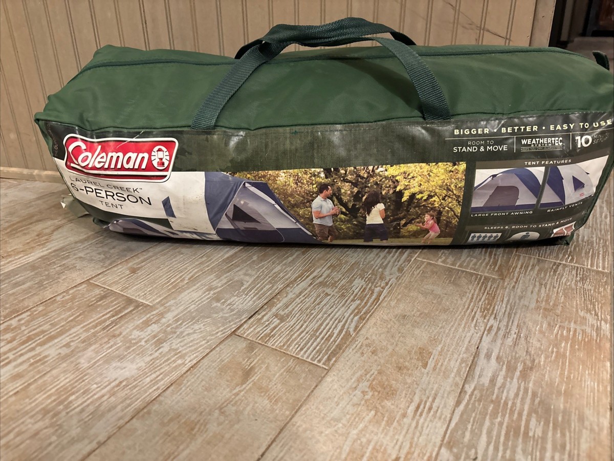 Never Used New Coleman Laurel Creek 6 Person Tent | eBay