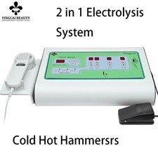 2 in 1 Electrolysis Hair Removal Machine Electrolysis System with 10pcs Needles