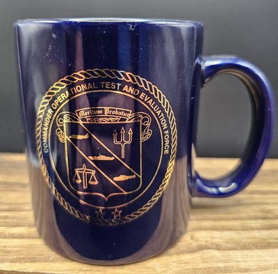 Vintage US Navy Operational Test Evaluation Force OPTEVFOR Coffee Mug