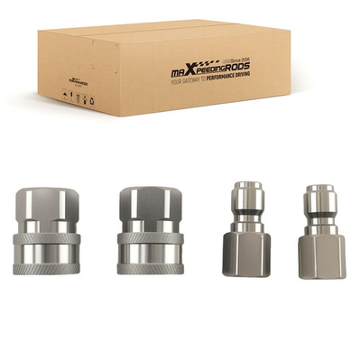 #ad #ad 3 8in NPT Pressure Washer Fitting Quick Connect Adapter Socket Plug Stainless $18.78