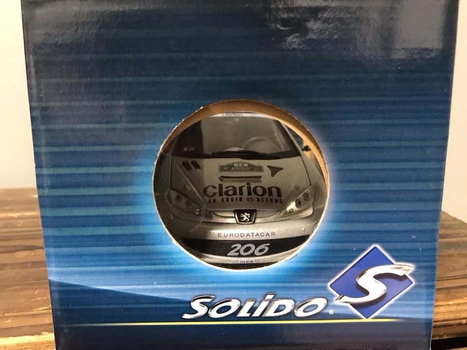 LJ924 SOLIDO 202991/02 1/18 Voiture Peugeot 206 WRC 1999 2000 Tour de Corse 16 - Image 4 of 4