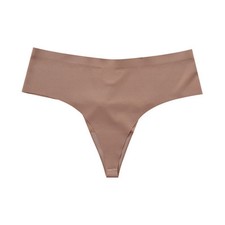 Women Low Waist Seamless Sports Thong Thin Breathable Large Size Panty