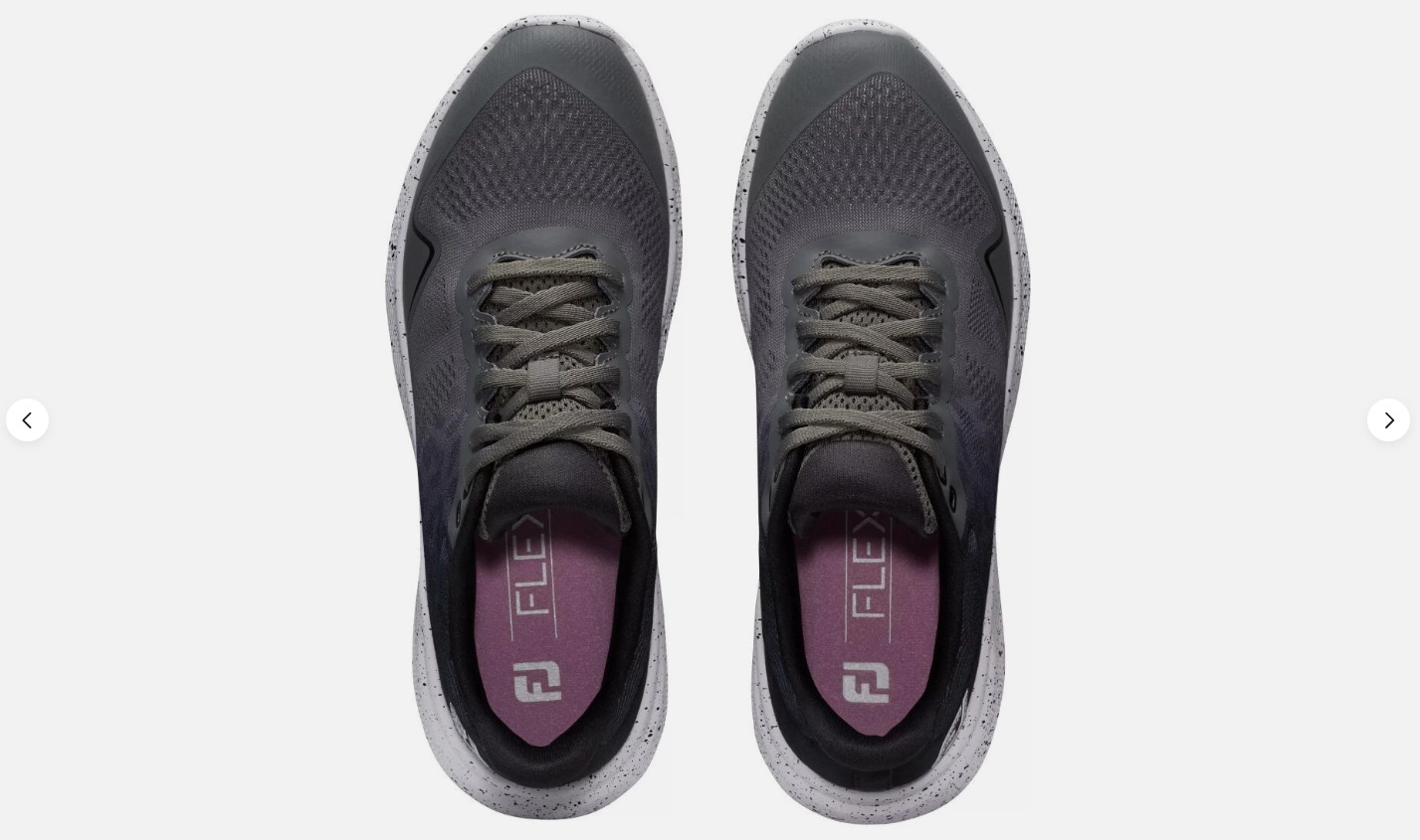 FootJoy Flex 95769 Spikeless Golf Sneaker Black Speckled Shoes Womens - NEW