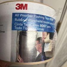 3M All Weather Flashing Tape, 4inx75', Waterproof Seals for Doors & Windows