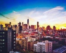 650966 Downtown Chicago Skyline Sears Tower Wall Print Poster