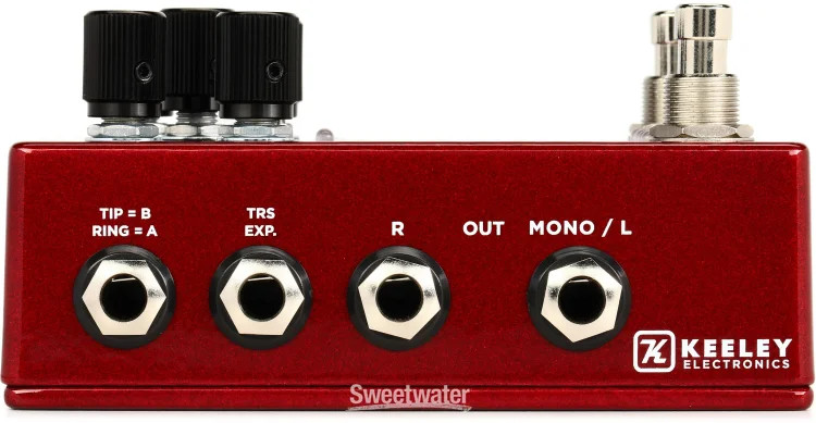 Keeley Halo Andy Timmons Dual Echo Pedal - Andy Apple Red