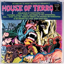 House of Terror! (1982) [SEALED] 2-LP Vinyl + BOOK • Halloween, Dracula, Wolfman