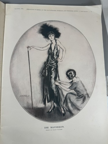 Holly Leaves Christmas Number 1924 Sporting Dramatic News UK Magazine RARE - Bild 3 von 19