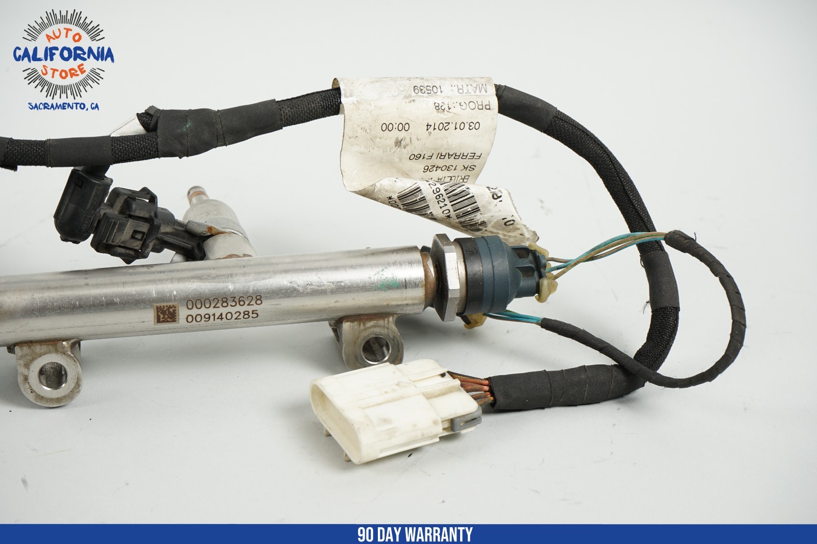 14-24 Maserati Levante S M161 Ghibli 3.0L Fuel Injector Rail Wiring Right Side
