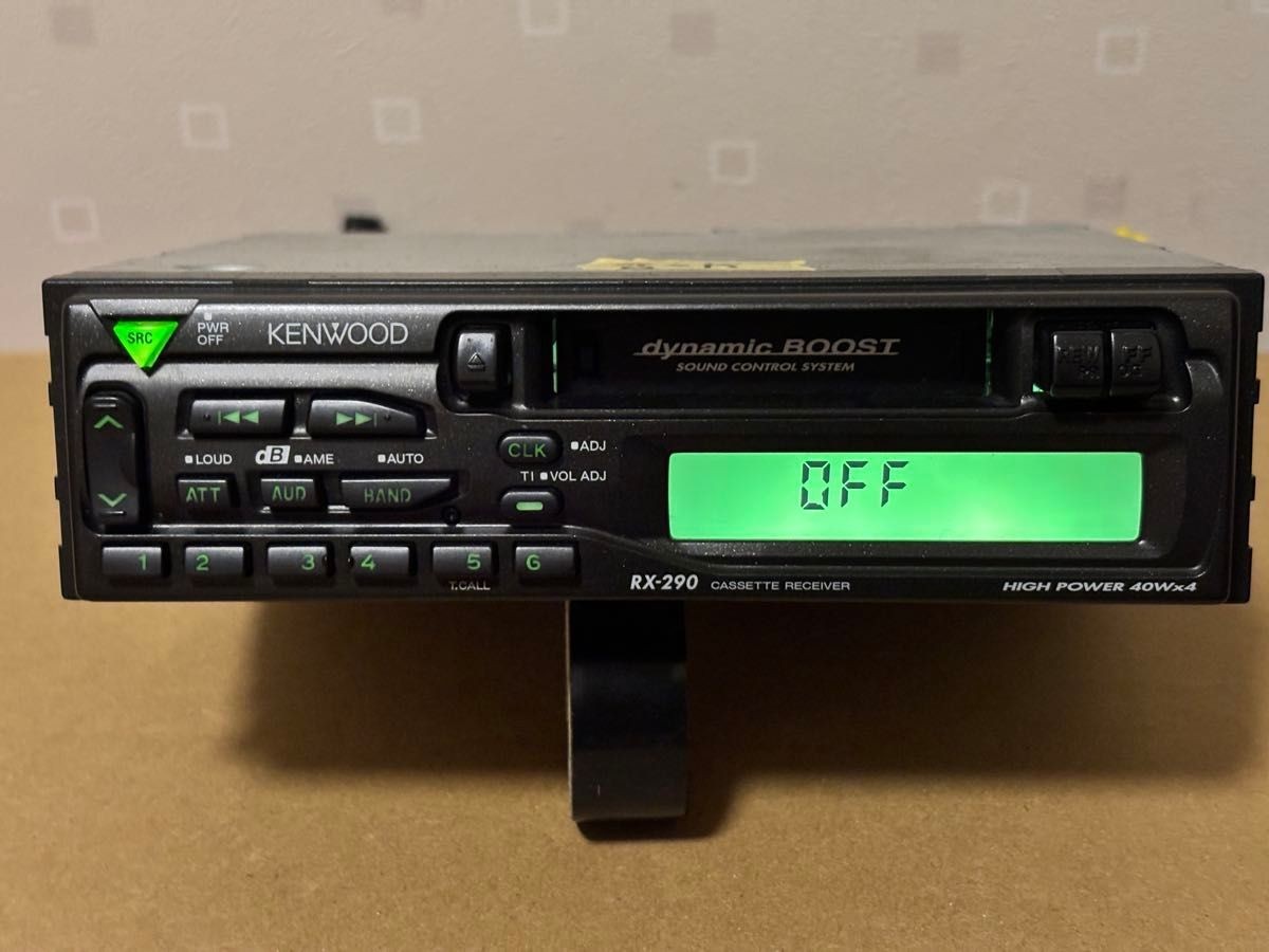 美品　ケンウッド　1DIN カセットデッキ RX-290 Kenwood RX-290 1DIN Car Audio Cassette Player Tested | eBay