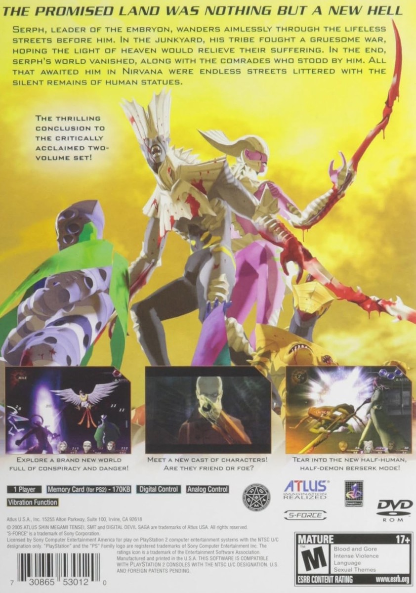 DIGITAL DEVIL SAGAシリーズ２作品【新品未開封・PS2北米版】 Amazon.com: Shin Megami Tensei Digital Devil Saga 2
