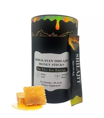 Better Alt Pure Himalayan Shilajit Sticks with Organic Honey, Naturally Sweeter 
