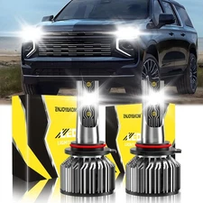 For Chevrolet Tahoe 1995-21 LED Headlight Kit High Beam Bulb Combo 6500K White