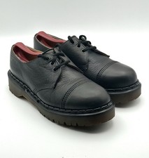 VTG Doc Dr Martens Made In England Leather Cap Toe Shoes 8266 Mens Sz 9UK/10US