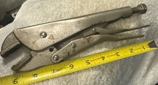 9” Craftsman Vise Grip Locking Pliers Straight Jaw Vintage USA  9 45341 vtg tool
