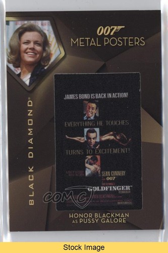 2025 Upper Deck James Bond Black Diamond Honor Blackman as Pussy Galore READ 5x5