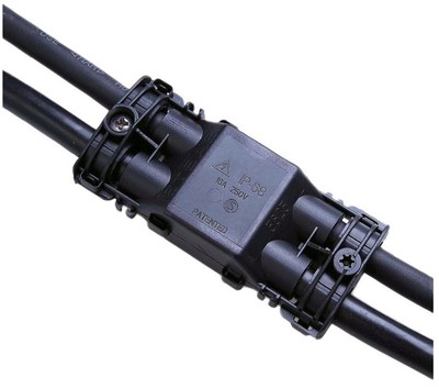 HYLEC - Gel Filled 4-Way Cable Junction Box with 4-Pole Terminal Block, IP68