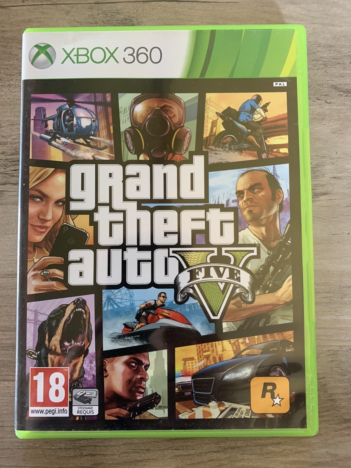 Grand Theft Auto 5 - GTA V - Xbox 360 - Complet avec Notice et Carte, TBE