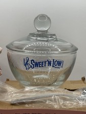VTG Sweet N Low Brand Anchor Hocking Glass Su...