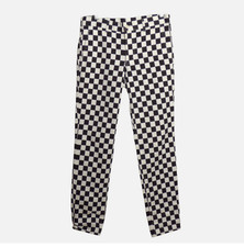 COMME DES GARCONS- NWT 2018 Cotton Check Pants, Size Small