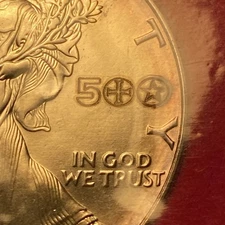 1992 American Silver Eagle 1 Oz .999 - Christopher Columbus 500 Years #106