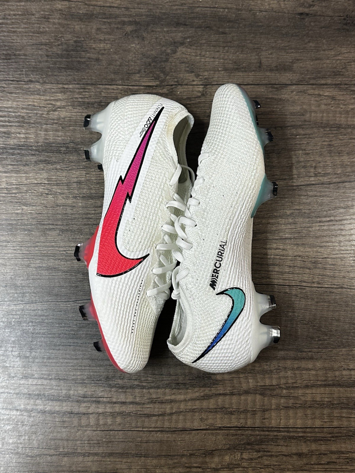 Nike Mercurial Vapor 13 Elite FG Jade Flash Crimson AQ4176-163 Men’s Size 6.5