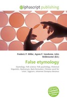Frederic P. Miller (U. A.) | False Etymology | Taschenbuch | Englisch (2026)