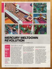 Image of 2007 Mercury Meltdown Revolution Nintendo Wii REVIEW Print Ad/Poster Game Art