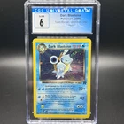 2000 Pokemon Team Rocket Unlimited Dark Blastoise #3/82 Holo CGC 6 Swirl