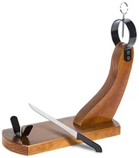 Stand Holder Spanish Ham Jamon AND Carving Knife Kit