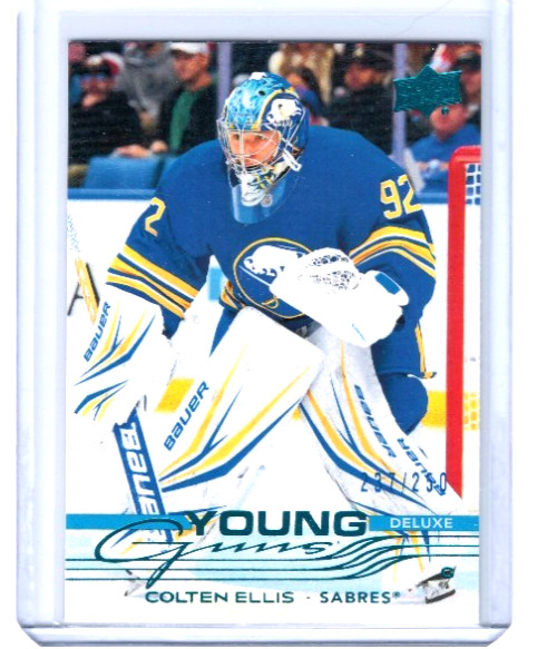 2025-26 Upper Deck Colten Ellis Deluxe Young Guns Rookie RC #'ed 237/250 #472