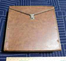 Record Storage Case 14 x 13 x 5 for LP Storage Vintage 1970's - 1980's