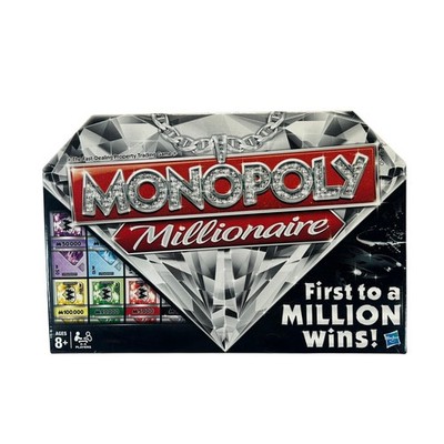 Hasbro Monopoly Millionaire Board Game Complete 2012 Edition Ages Complete