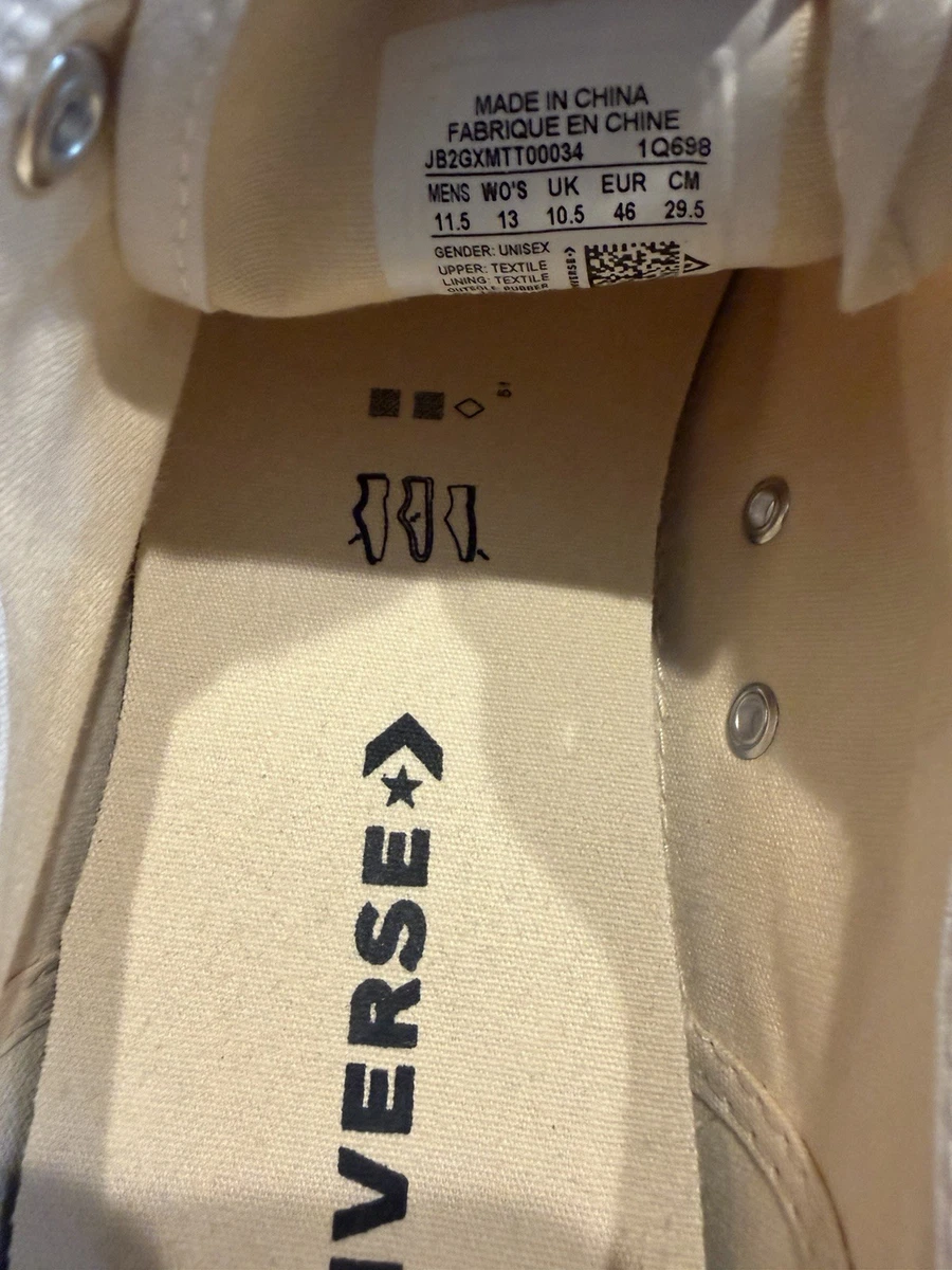 Herren Größe 11,5 - Converse Jack Purcell Top Low Triple White, Converse TOP