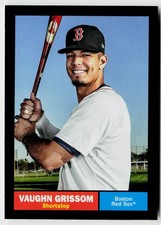 2024 Topps Archives #21 Vaughn Grissom Black Foilboard Boston Red Sox