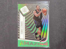 Kawhi Leonard 2020-21 Panini Illusions Amazing EMERALD Parallel #18