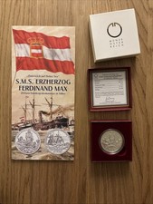 20 Euro Silbermünze Österreich PP 2004 Auf Hoher See SMS Erzherzog Ferdinand Max