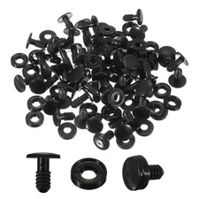 15mm Doll Joints, 50Set Plastic Removable Animal Joints Parts, Black Clear