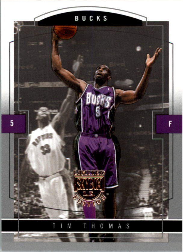 2003-04 SkyBox LE Retail #52 Tim Thomas - BSK