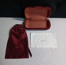Gucci Sunglasses Red Velvet Hard Clamshell Case