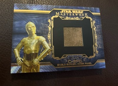 2015 Topps Star Wars Masterwork Shield Bunker Relic C-3PO /255 NM