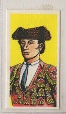 World Record Breaker Card 1983. Bull fighting Matador Lagartyo Spain