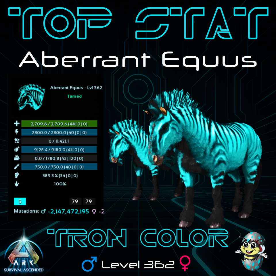 🦖 TRON Top Stat BABY PAIRS Ark Survival Ascended PvE PC/XBOX/PS5 | eBay