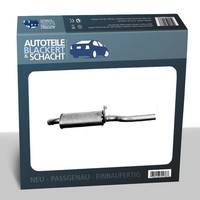 Auspuff Endtopf für Ford Escort III + Kombi Escort IV + Kombi Orion II