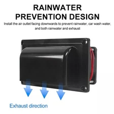 Noiseless Performance Reliable 12V 6W Ventilation Exhaust Fan Kit for Caravans