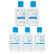 Maybelline Expert Eyes Oil Free Eye Makeup Remover, 2.3 fl oz, 5 Pack