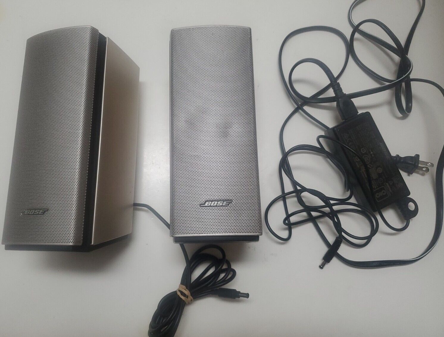 Bose Companion 20 Silver Multimedia Speaker System (No Control Pod)