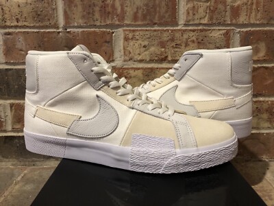 New 13 Nike SB Zoom Blazer Mid Mosaic Premium White Summit Skate