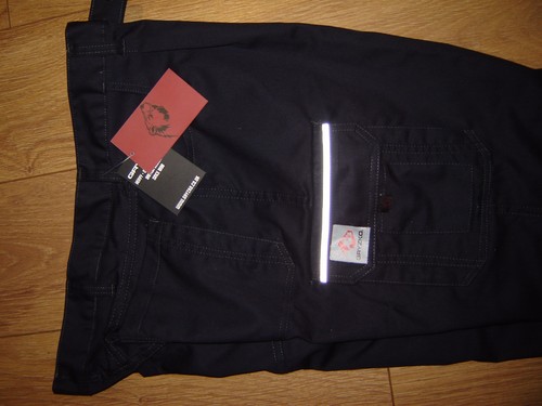 GRYZKO CARGO STYLE WORK TROUSERS NAVY 